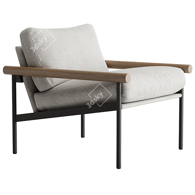 Modern Lounge Chair Collection 3D model image 1