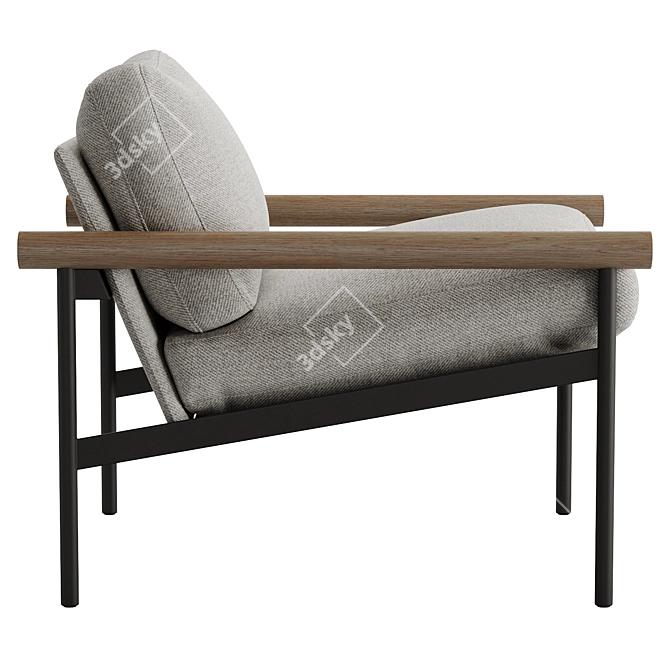 Modern Lounge Chair Collection 3D model image 3