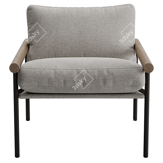 Modern Lounge Chair Collection 3D model image 4