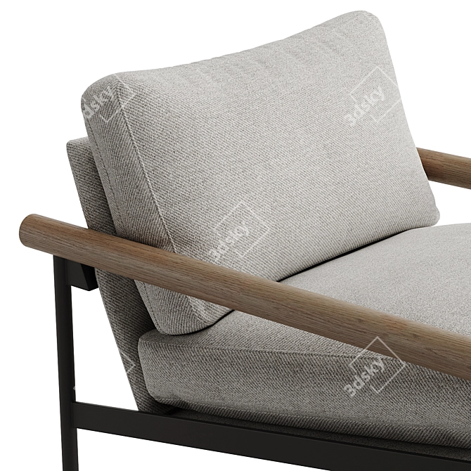 Modern Lounge Chair Collection 3D model image 6