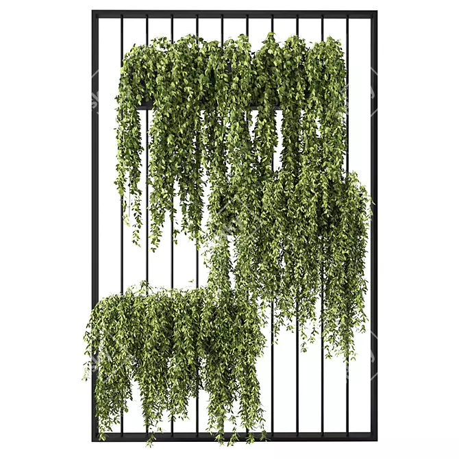 Urban Oasis Hanging Plant Set 3D model image 3