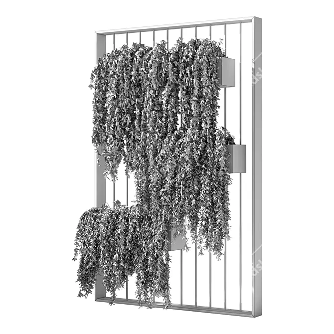 Urban Oasis Hanging Plant Set 3D model image 4