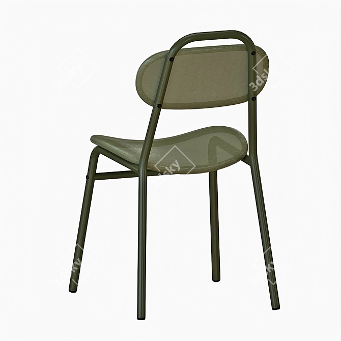 IKEA ENSHOLM Green Outdoor Chair 3D model image 2