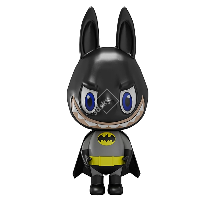 Labubu Batman POPMART Figure 3D model image 5