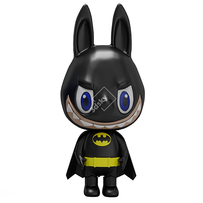 Labubu Batman POPMART Figure 3D model image 7