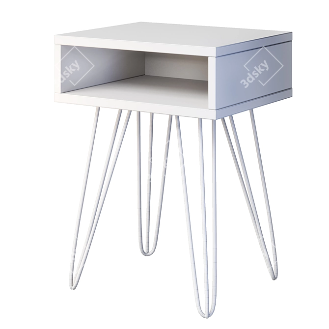 Customizable Bedside Table "Iveyne 3D model image 7