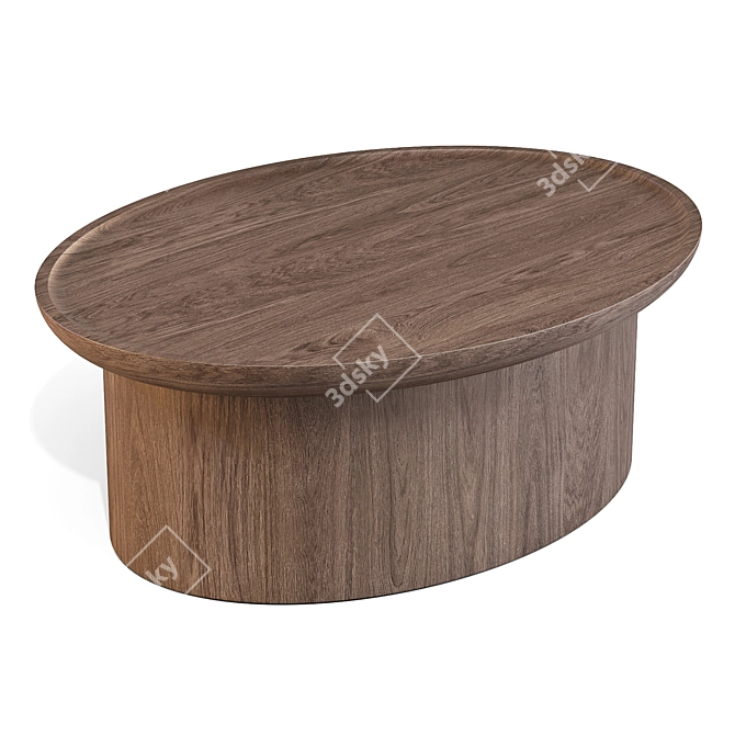 Findley Coffee & Side Tables Set 3D model image 2