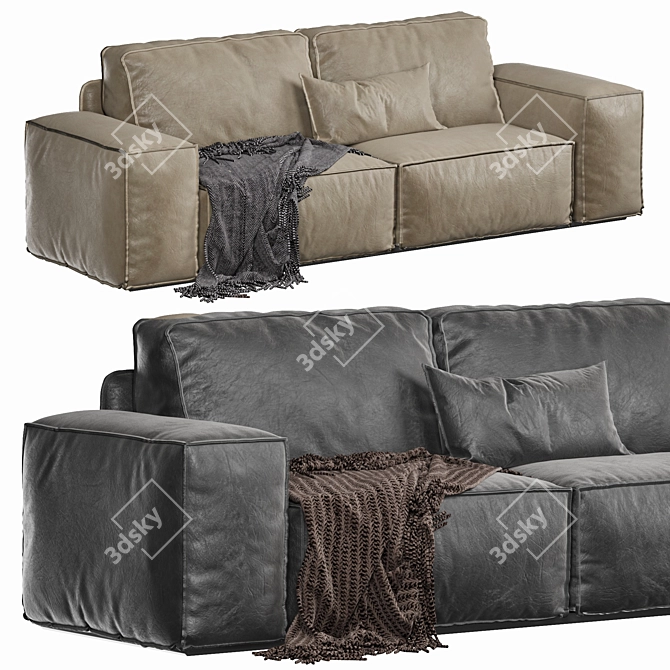 Designer Sofa for Modern Interiors 3D model image 2