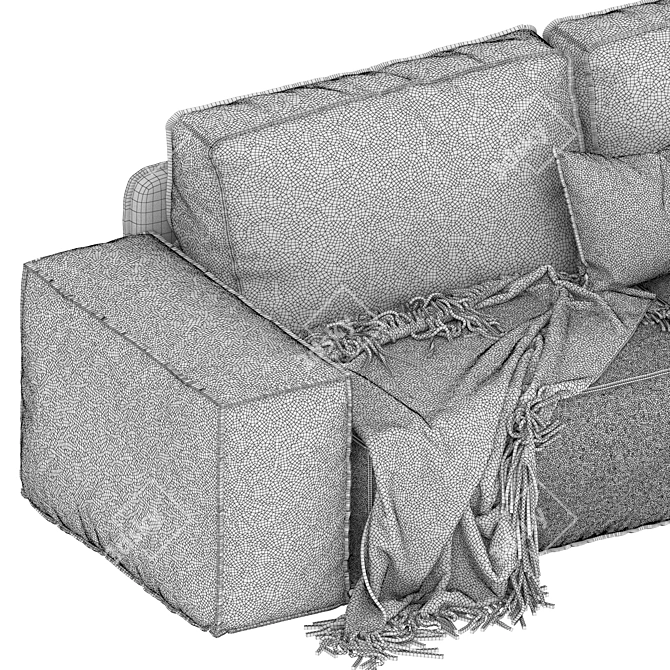 Designer Sofa for Modern Interiors 3D model image 9