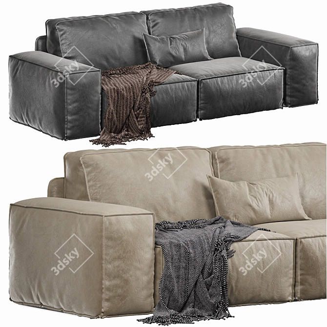 Designer Sofa for Modern Interiors 3D model image 10