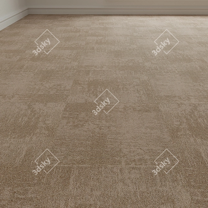 Tessera Infused Carpet Tiles Eurhythmic 3D model image 1