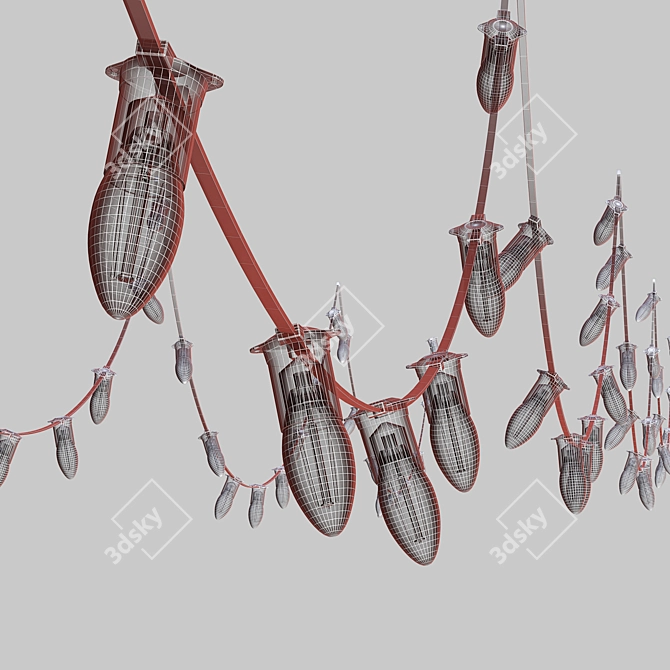 Adjustable Candle Garland Plugin 3D model image 3