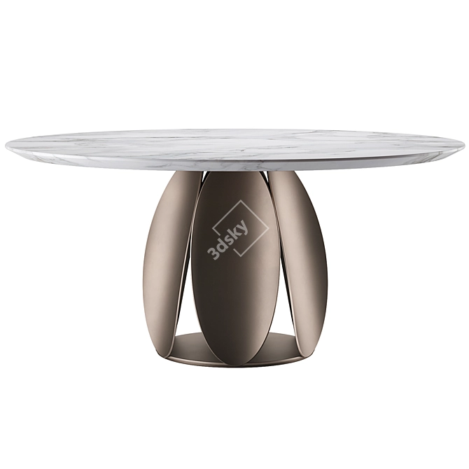 Elegant TULIPANO Dining Table 3D model image 3