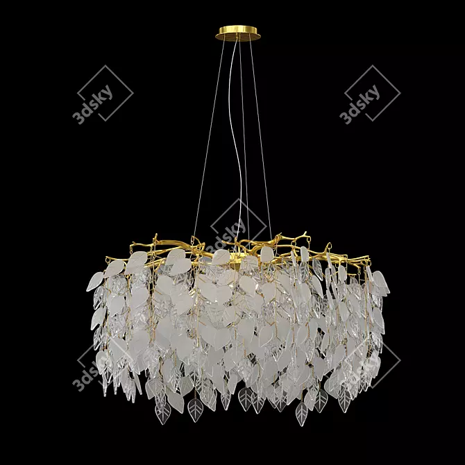 Aployt Zhozefina Pendant Chandelier 3D model image 1