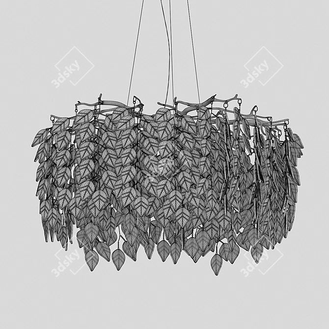 Aployt Zhozefina Pendant Chandelier 3D model image 2