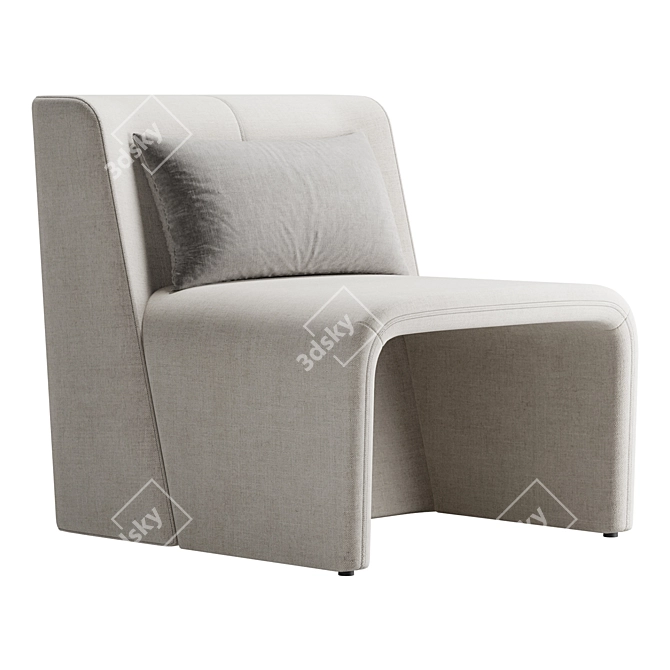 Luxurious Legacy Armchair: Timeless Elegance 3D model image 1