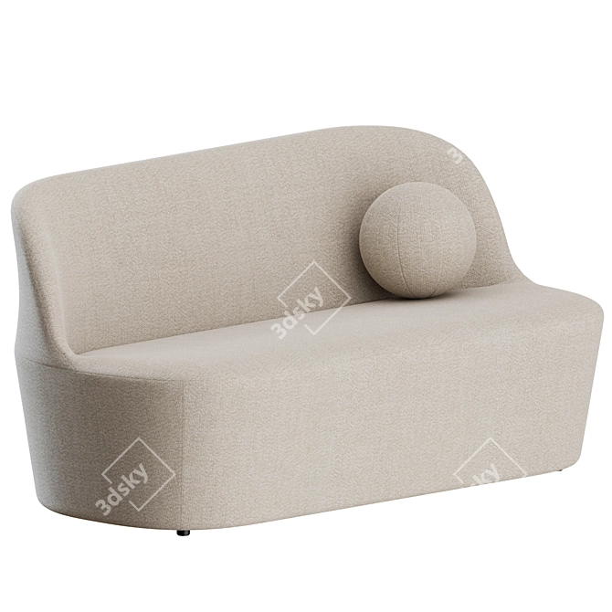 Modern Gomo Sofa Set Fredericia 3D model image 2