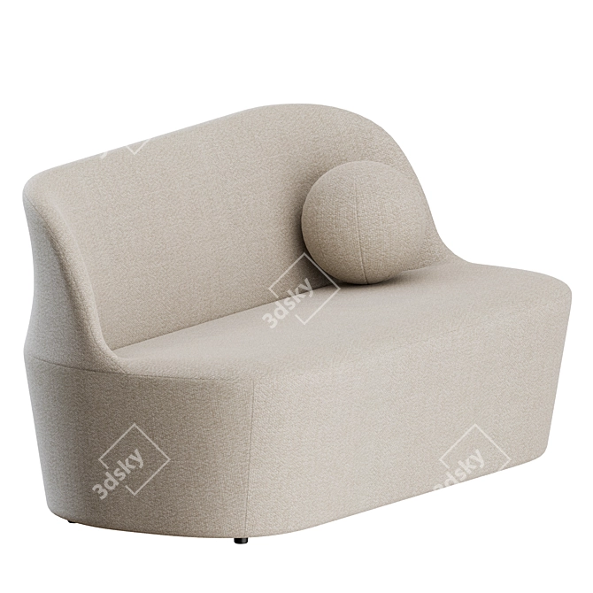 Modern Gomo Sofa Set Fredericia 3D model image 7