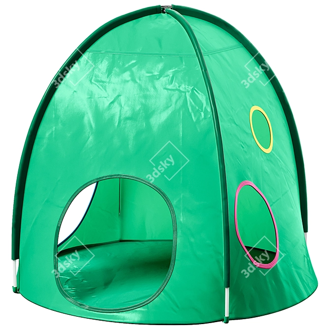 Ikea Children's Tent - DVÄRGMÅS 3D model image 1