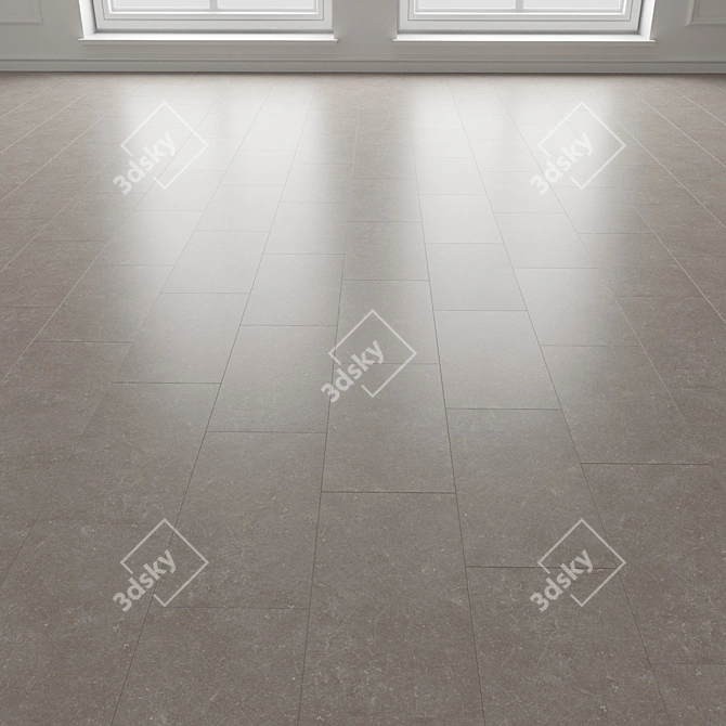 3D Ceramic Floor Tiles Texture 3D model image 3