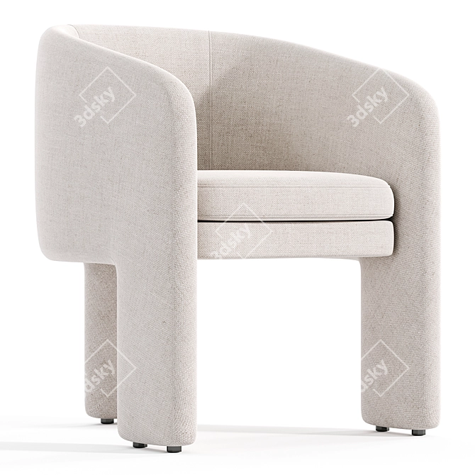 Elegant Florin Chair - 2015 3D model image 1