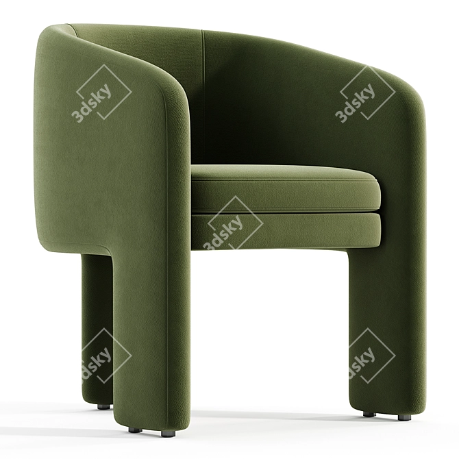 Elegant Florin Chair - 2015 3D model image 4