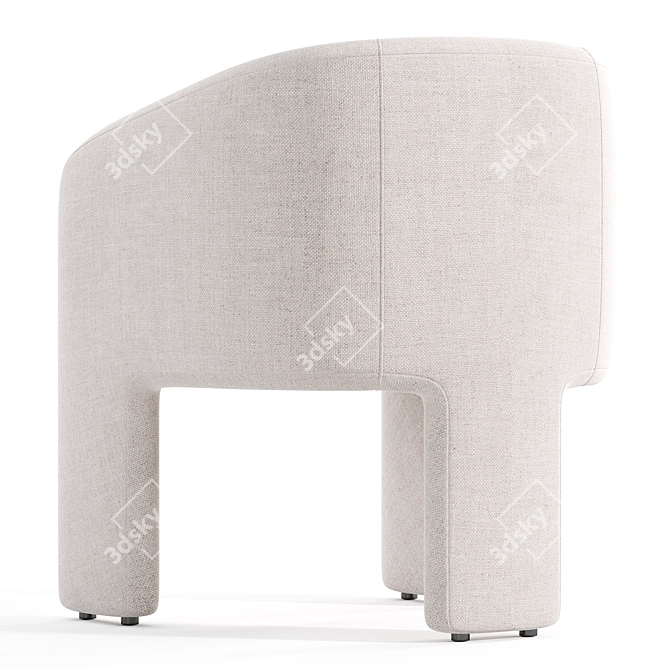 Elegant Florin Chair - 2015 3D model image 5