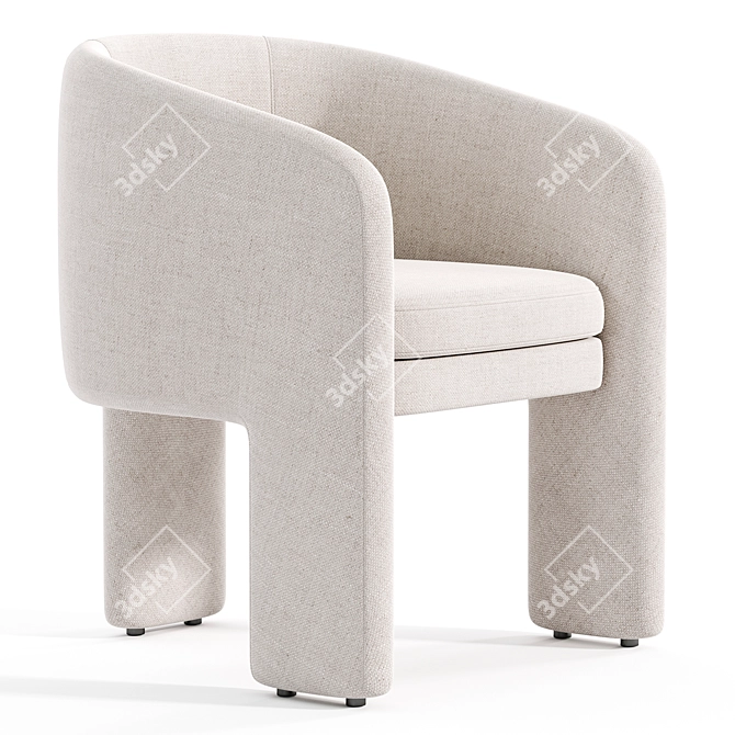 Elegant Florin Chair - 2015 3D model image 6