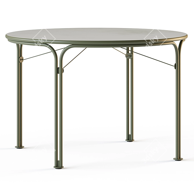 Modern Thorvald Dining Table Ensemble 3D model image 1