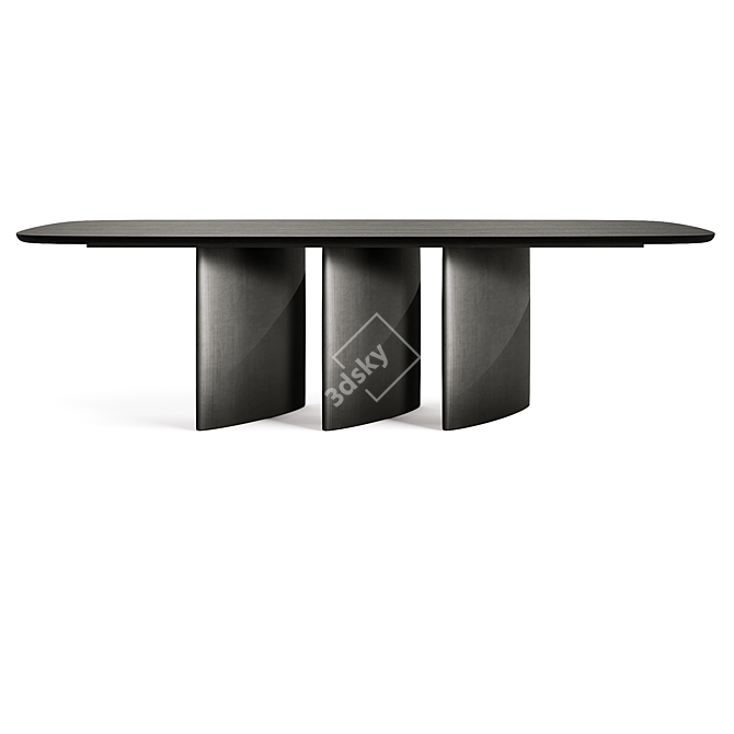 Bonaldo Louver Wood Table | 3D Model 3D model image 3