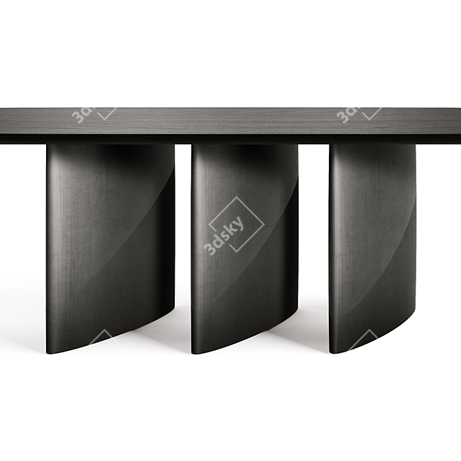 Bonaldo Louver Wood Table | 3D Model 3D model image 5