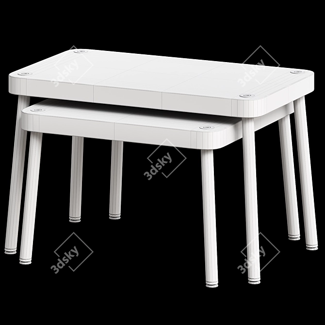  Scandinavian Style Coffee Tables 3D model image 13