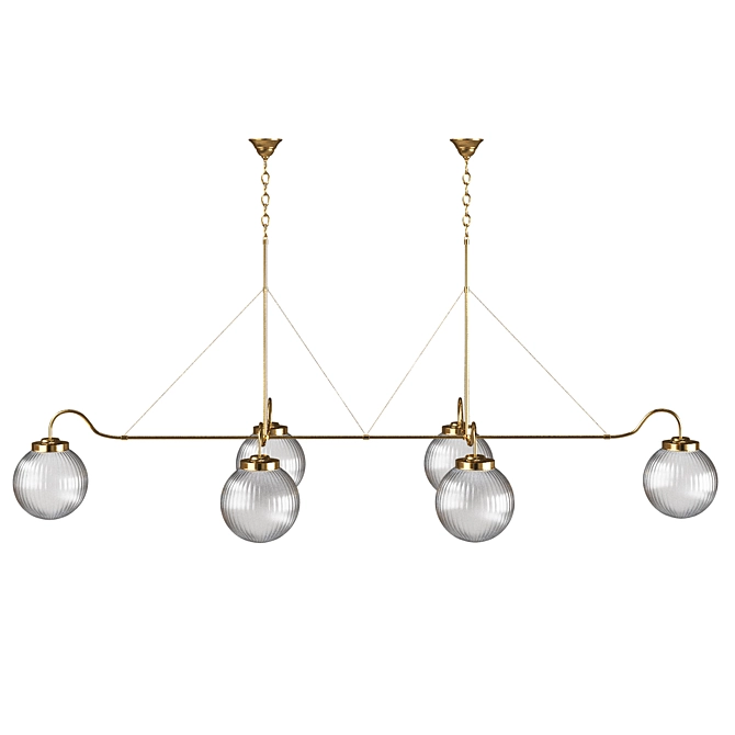 Luxury Hayden Chandelier 3D Model 3D model image 2