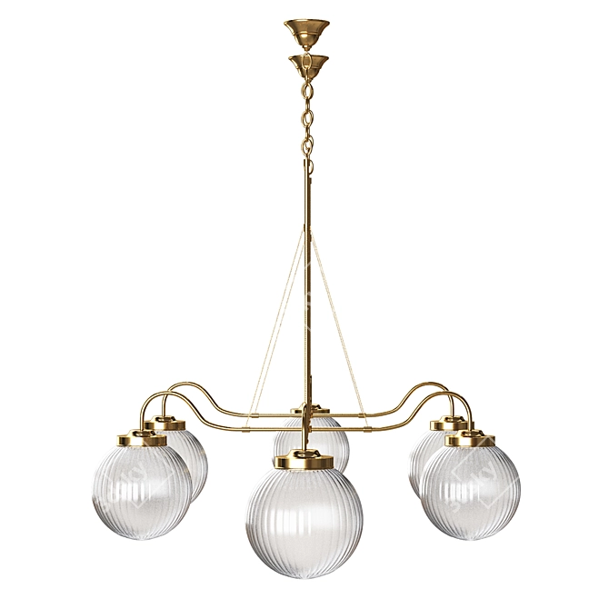 Luxury Hayden Chandelier 3D Model 3D model image 3