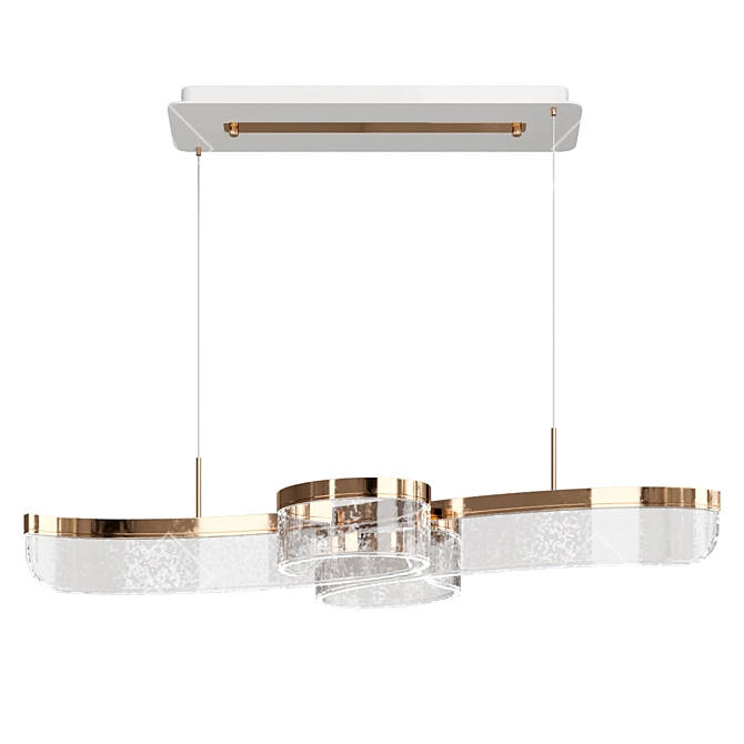 Modern Pendant Lamp Scene Twin 3D model image 2