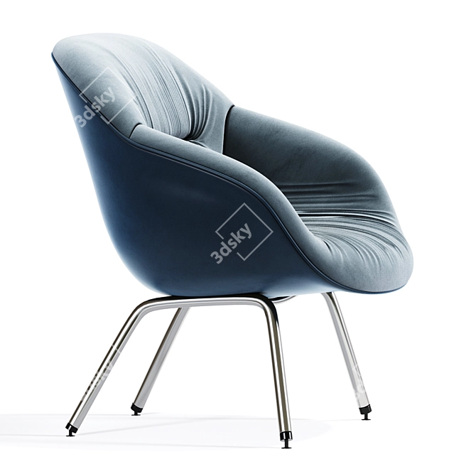 Comfort Lounge Chair 3D Model 3D model image 2