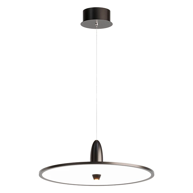 Sleek Pendant Light Fixture "GISLE 3D model image 1