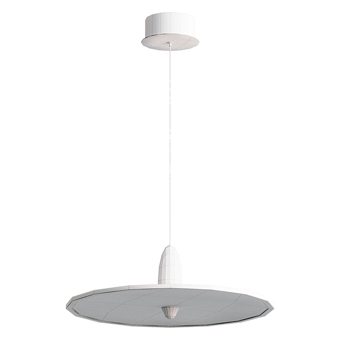 Sleek Pendant Light Fixture "GISLE 3D model image 2