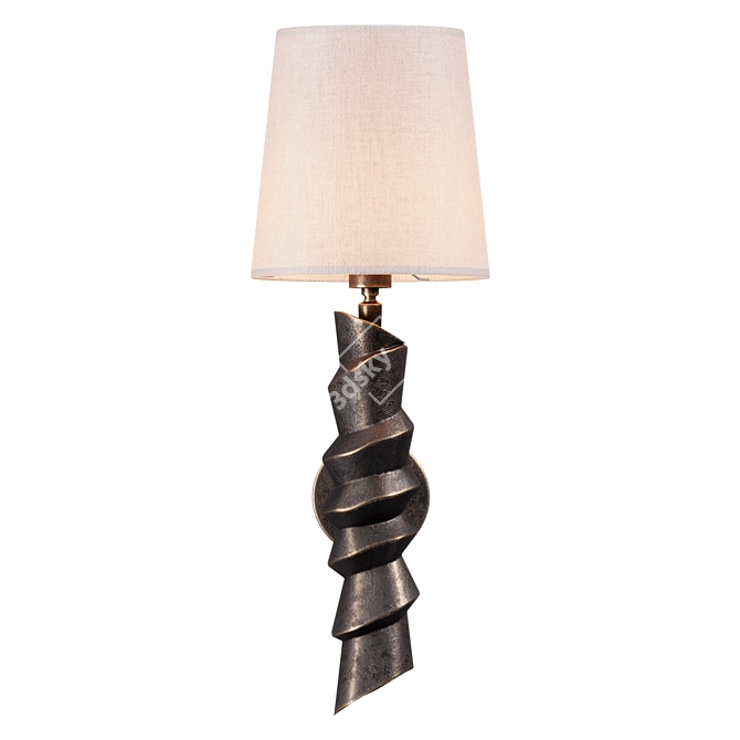 Riverbank Wall Lamp: Eichholtz Collection 3D model image 1