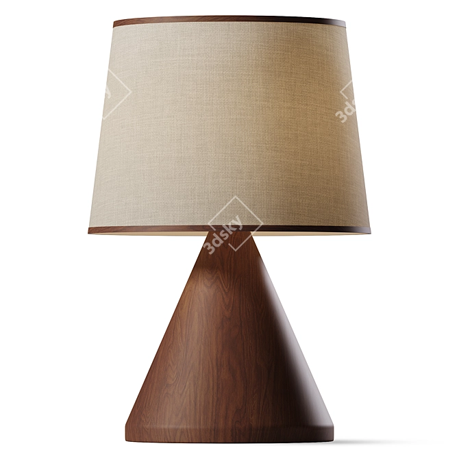 Elegant Amalia Table Lamp 3D model image 1