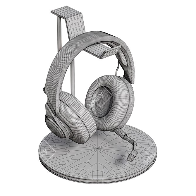 Advanced Millimeter Headphones exact replica 3D model image 5