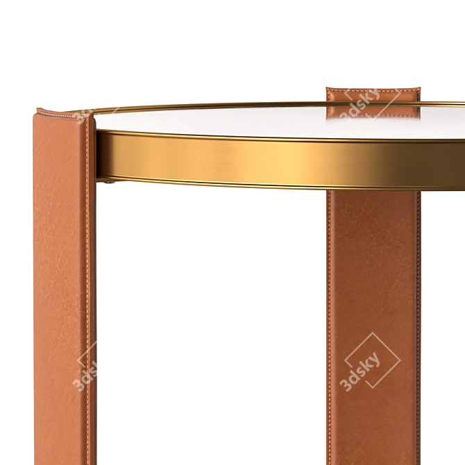 Ralph Lauren Dalton Side Tables 3D model image 4