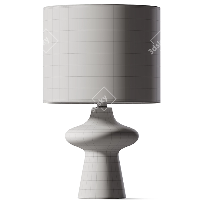 Elegant Ceramic Jesper Table Lamp 3D model image 2