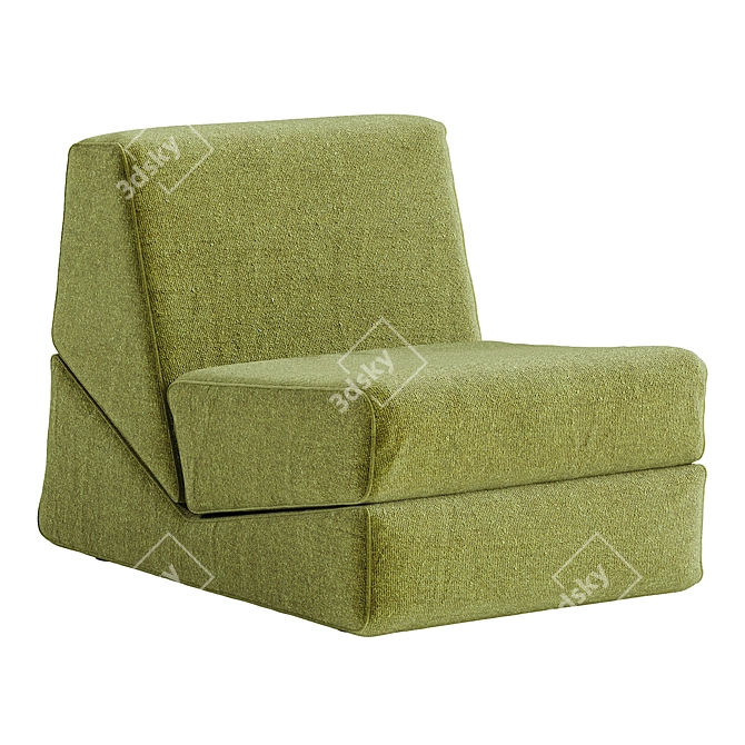 Elegant Zanotta Galeotta Armchair Model 3D model image 4