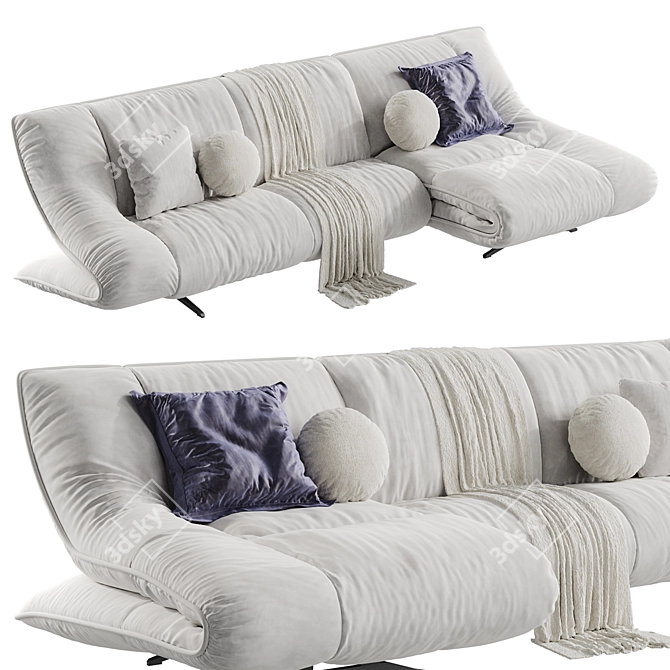 Koinor Mellow Sofa, Contemporary Design 3D model image 3