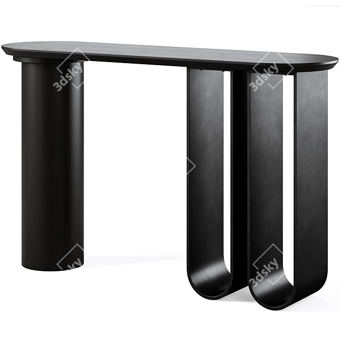 Indiana Console Table by Interior Secrets 3D model image 1