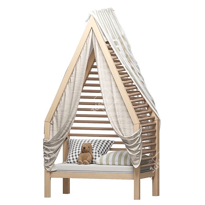 Scandi Style Kids Furniture Set 3D model image 3