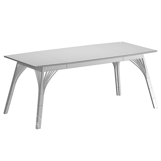 Dining Table BRAVO 180 3D model image 2