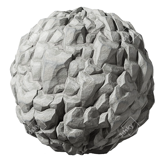  Seamless Rock Material Pack 3D model image 2