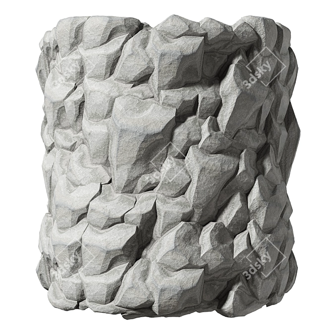  Seamless Rock Material Pack 3D model image 3